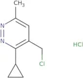 4-(Chloromethyl)-3-cyclopropyl-6-methylpyridazine hydrochloride