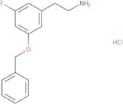 2-[3-(Benzyloxy)-5-fluorophenyl]ethan-1-amine hydrochloride