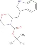 tert-Butyl 3-(2,3-dihydro-1H-indol-3-ylmethyl)morpholine-4-carboxylate