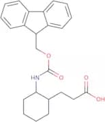 3-[2-({[(9H-Fluoren-9-yl)methoxy]carbonyl}amino)cyclohexyl]propanoic acid