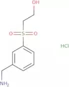 2-[3-(Aminomethyl)benzenesulfonyl]ethan-1-ol hydrochloride