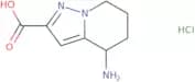 4-Amino-4H,5H,6H,7H-pyrazolo[1,5-a]pyridine-2-carboxylic acid hydrochloride
