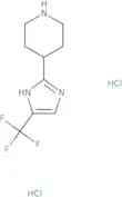 4-[5-(Trifluoromethyl)-1H-imidazol-2-yl]piperidine dihydrochloride