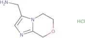 {5H,6H,8H-Imidazo[2,1-c][1,4]oxazin-3-yl}methanamine hydrochloride