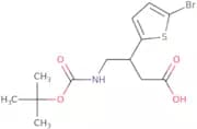 3-(5-Bromothiophen-2-yl)-4-{[(tert-butoxy)carbonyl]amino}butanoic acid