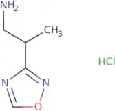2-(1,2,4-Oxadiazol-3-yl)propan-1-amine hydrochloride