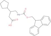 3-Cyclopentyl-4-({[(9H-fluoren-9-yl)methoxy]carbonyl}amino)butanoic acid