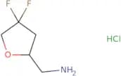 (4,4-Difluorooxolan-2-yl)methanamine hydrochloride
