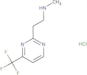 Methyl({2-[4-(trifluoromethyl)pyrimidin-2-yl]ethyl})amine hydrochloride