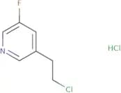 3-(2-Chloroethyl)-5-fluoropyridine hydrochloride