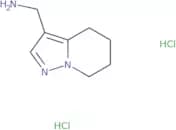 {4H,5H,6H,7H-Pyrazolo[1,5-a]pyridin-3-yl}methanamine dihydrochloride