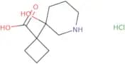 1-(3-Hydroxypiperidin-3-yl)cyclobutane-1-carboxylic acid hydrochloride