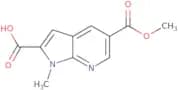 5-(Methoxycarbonyl)-1-methyl-1H-pyrrolo[2,3-b]pyridine-2-carboxylic acid