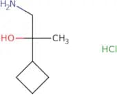 1-Amino-2-cyclobutylpropan-2-ol hydrochloride