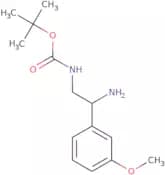 [2-Amino-2-(3-methoxy-phenyl)-ethyl]-carbamic acid tert-butyl ester