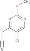 2-(5-Chloro-2-methoxypyrimidin-4-yl)acetonitrile