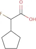 2-Cyclopentyl-2-fluoroacetic acid