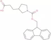3-(1-[(9H-Fluoren-9-ylmethoxy)carbonyl]pyrrolidin-3-yl)propanoic acid