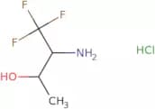 3-Amino-4,4,4-trifluorobutan-2-ol hydrochloride