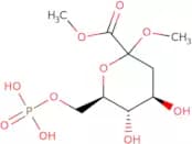 Methyl (methyl 3-deoxy-D-arabino-hept-2-ulopyranosid)onate-7-phosphate
