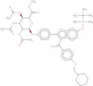 Methyl 1-(6-tert-butylmethylsilyl-4'-hydroxyraloxifene)-2,3,4,-tri-O-acetyl-b-D-glycopyranuronate