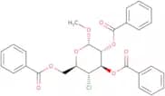 Methyl 2,3,6-tri-O-benzoyl-4-deoxy-4-chloro-α-D-glucopyranoside
