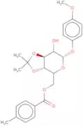 4-Methoxyphenyl 3,4-O-isopropylidene-6-O-toluoyl-b-D-galactopyranoside