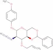 4-Methoxyphenyl 3-O-allyl-2-azido-4,6-O-benzylidene-2-deoxy-β-D-glucopyranoside