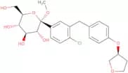 Methyl 1-C-[4-chloro-3-[[4-[[(3S)-tetrahydro-3-furanyl]oxy]phenyl]methyl]phenyl]-a-D-glucopyranosi…
