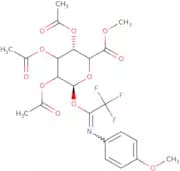 Methyl 2,3,4-triacetyl-D-glucopyranosiduronyl 1-(N-4-methoxyphenyl)-2,2,2-trifluoroacetimidate
