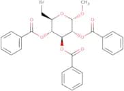 Methyl-2,3,4-tri-O-benzoyl-6-bromo-6-deoxy-α-D-glucopyranoside