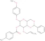 4-Methoxyphenyl 3-O-allyl-4,6-O-benzylidene-2-O-(4-methylbenzoyl)-b-D-galactopyranoside