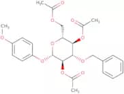 4-Methoxyphenyl 2,4,6-tri-O-acetyl-3-O-benzyl-b-D-glucopyranoside