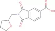 1,3-Dioxo-2-(tetrahydro-furan-2-ylmethyl)-2,3-dihydro-1H-isoindole-5-carboxylic acid