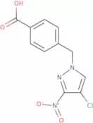 4-[(4-Chloro-3-nitro-1H-pyrazol-1-yl)methyl]benzoic acid