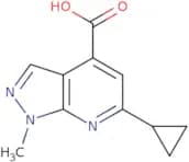 6-Cyclopropyl-1-methyl-1H-pyrazolo[3,4-b]pyridine-4-carboxylic acid