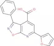 6-(Furan-2-yl)-3-phenyl-[1,2]oxazolo[5,4-b]pyridine-4-carboxylic acid