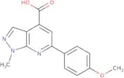 6-(4-Methoxyphenyl)-1-methyl-1H-pyrazolo[3,4-b]pyridine-4-carboxylic acid
