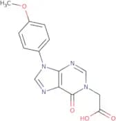 2-[9-(4-Methoxyphenyl)-6-oxo-6,9-dihydro-1H-purin-1-yl]acetic acid