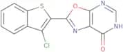 2-(3-Chloro-1-benzothiophen-2-yl)-6H,7H-[1,3]oxazolo[5,4-d]pyrimidin-7-one