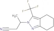 3-[3-(Trifluoromethyl)-4,5,6,7-tetrahydro-2H-indazol-2-yl]butanenitrile