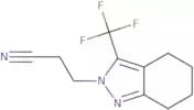 3-[3-(Trifluoromethyl)-4,5,6,7-tetrahydro-2H-indazol-2-yl]propanenitrile