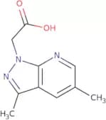 2-{3,5-Dimethyl-1H-pyrazolo[3,4-b]pyridin-1-yl}acetic acid