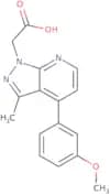 2-[4-(3-Methoxyphenyl)-3-methyl-1H-pyrazolo[3,4-b]pyridin-1-yl]acetic acid