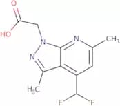 2-[4-(Difluoromethyl)-3,6-dimethyl-1H-pyrazolo[3,4-b]pyridin-1-yl]acetic acid