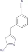 3-[(2-Amino-1,3-thiazol-5-yl)methyl]benzonitrile