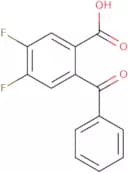 2-Benzoyl-4,5-difluorobenzoic acid