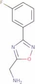 [3-(3-Fluorophenyl)-1,2,4-oxadiazol-5-yl]methanamine