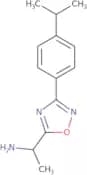 1-{3-[4-(Propan-2-yl)phenyl]-1,2,4-oxadiazol-5-yl}ethan-1-amine