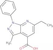 6-Ethyl-3-methyl-1-phenyl-1H-pyrazolo[3,4-b]pyridine-4-carboxylic acid